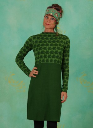 Kleid, Stricklizzi, knit-green-apple