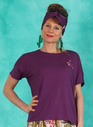 Shirt, Yoga everywhere, amour-violet