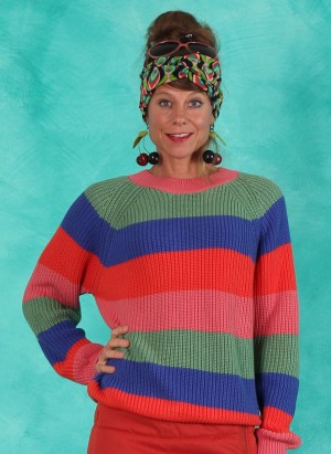 Pullover, Highway to Heaven Rainbow, royal-colourful-stripes