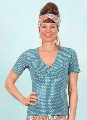 Shirt, Mon Soleil Cache, dot-and-dash