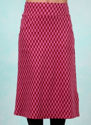 Rock, Relax and Revel, pink-urban-check