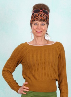 Pullover, Delicious Summer, sweet-honey-brown-knit