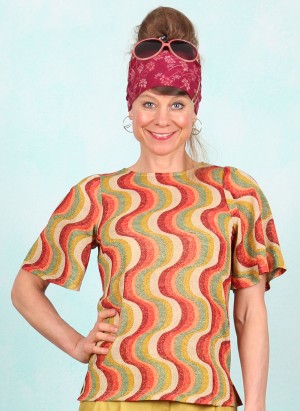 Bluse, 09461-652, sparkling-red-multi
