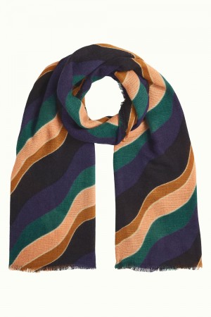 Schal, 09887-445, dark-blue-multi