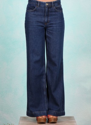 Hose, 10601-473, blue-denim