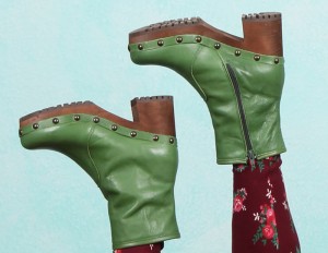Schuhe, 1208-313, roma-green