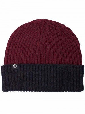 Mütze, 12214-4325, dark-red-blue