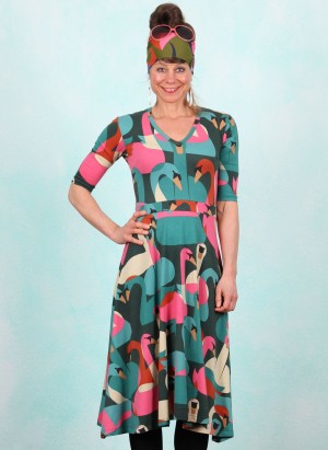 Kleid, 12704-0017, petrol-multi