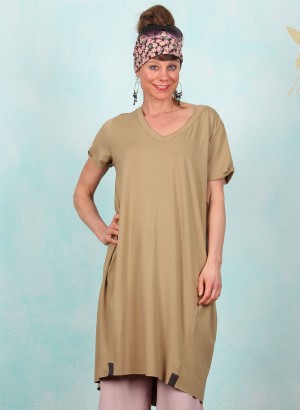 Kleid (fällt größer aus), 98049-655, green-beige