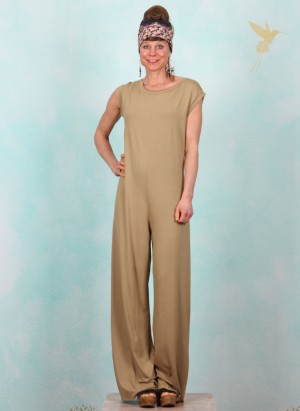 Jumpsuit (fällt größer aus), 99020-655, green-beige