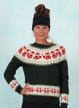 Pullover, AU25-001, dark-green