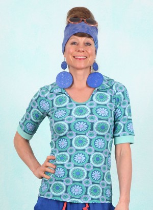 Bluse, BL-3449, blue