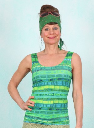 Top, HU055-TPFC9-C07, green