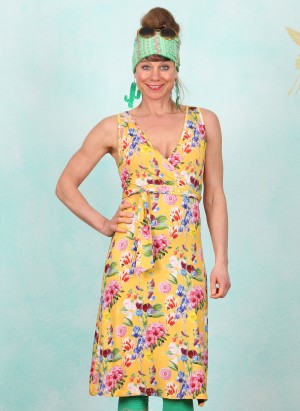 Kleid, LASU25174, yellow-multi