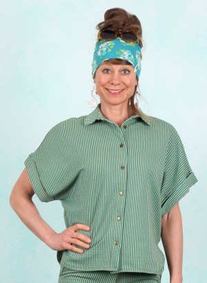 Bluse, LASU26191, green