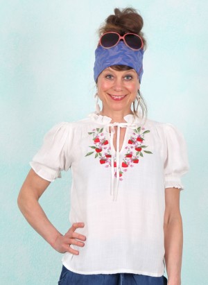 Bluse, T1063, offwhite