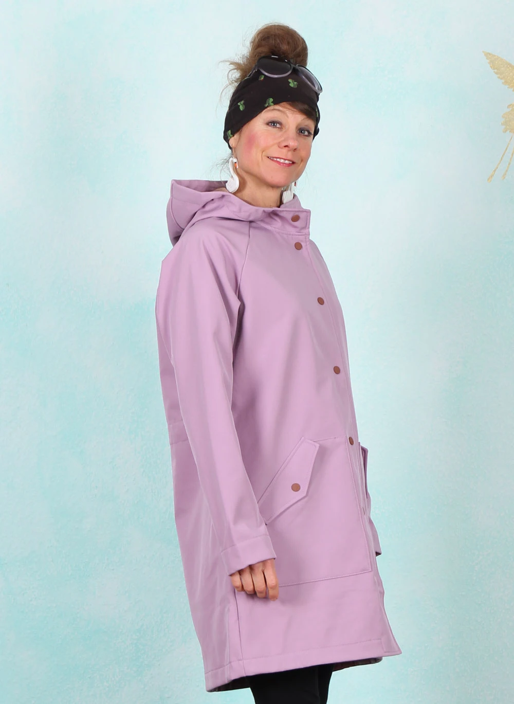 Softshellmantel, Softfriese, cute-strawberry-lilac - Image 2