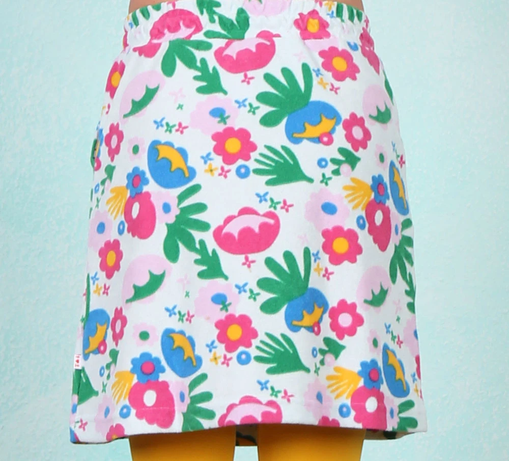 Frottee-Rock, Sweet Spot , happy-flower-party - Image 3
