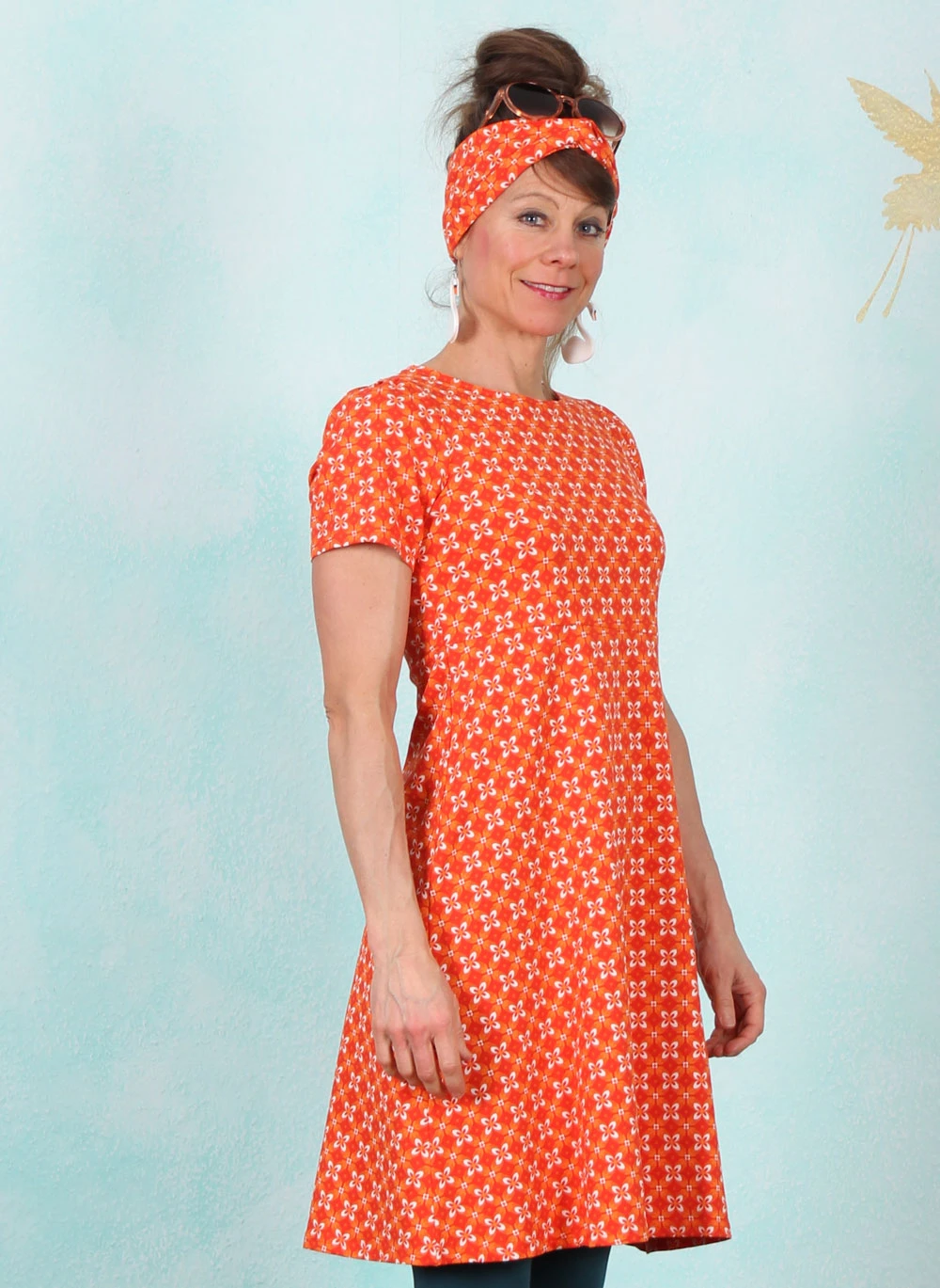 Kleid, Noble Harmony, botanical-mosaic - Image 2