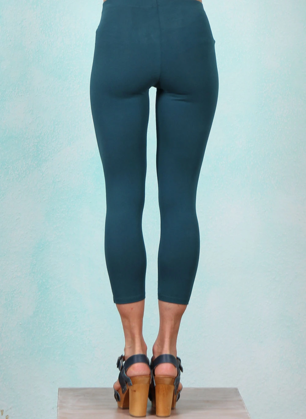 Leggins, Cropped Laune Legs, moonstone-teal - Image 3