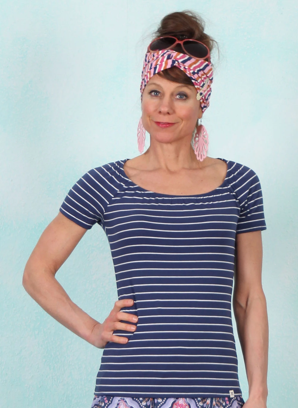 Shirt, Vintage Heart, romantic-feelings-stripes - Image 1