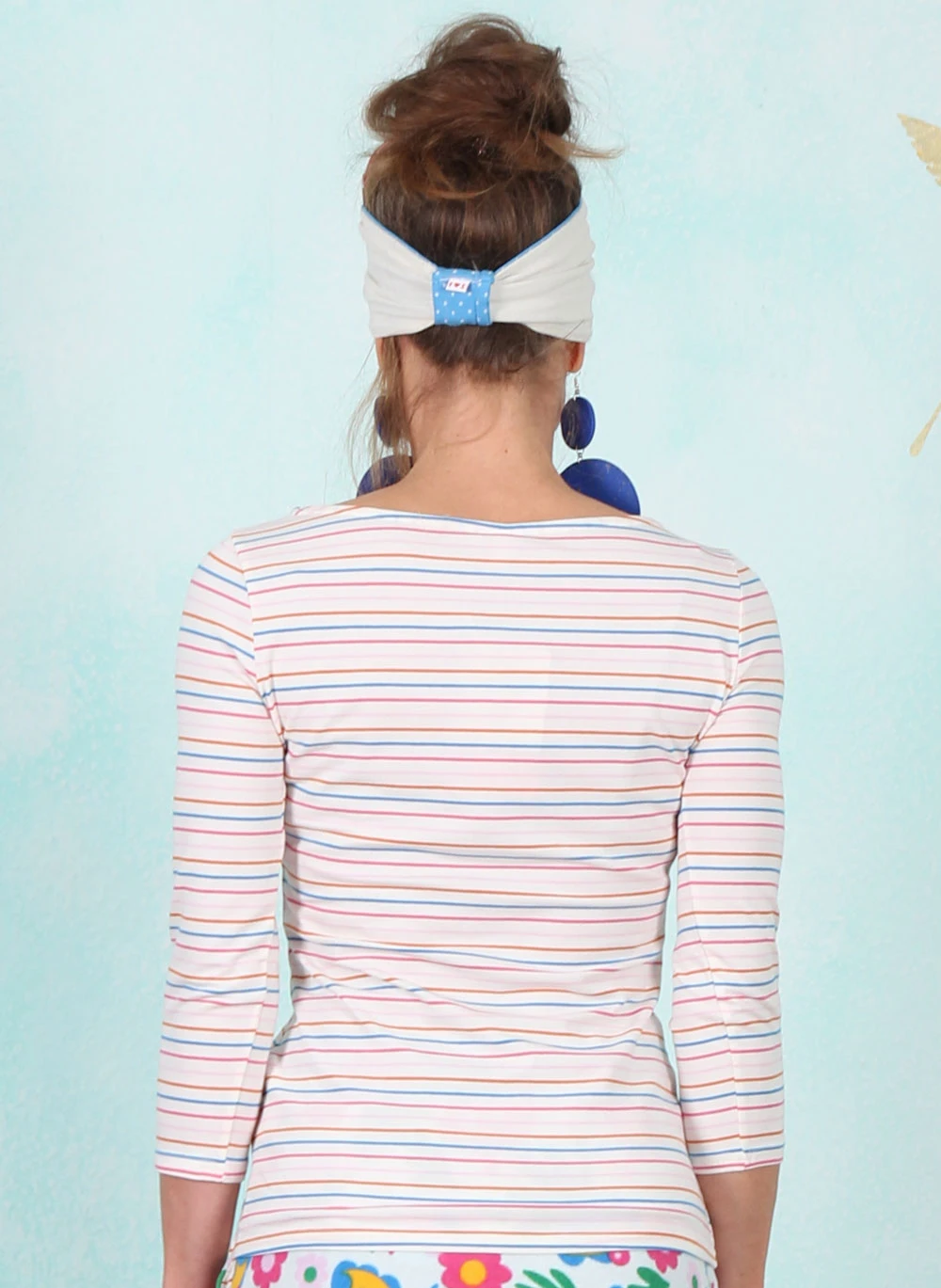 Shirt, Oh Marine, petite-rainbow-stripes - Image 3
