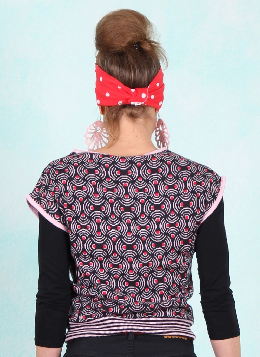 Shirt, New Wave, red-pearl-rainbow - Image 3