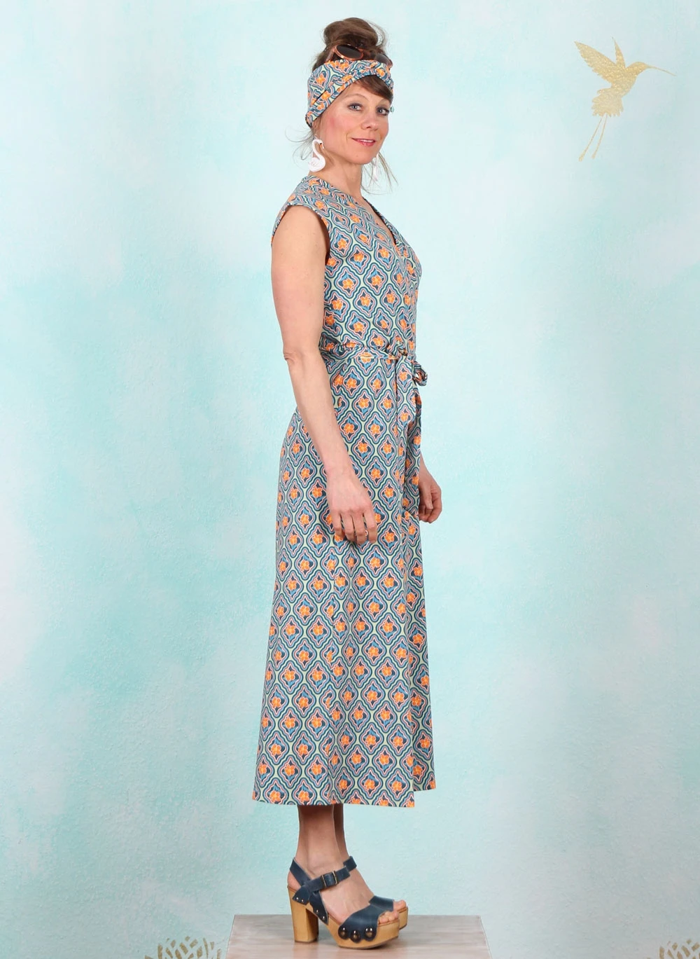Jumpsuit, Hello Fritjes Culotte, flowers-mirror-of-joy - Image 3