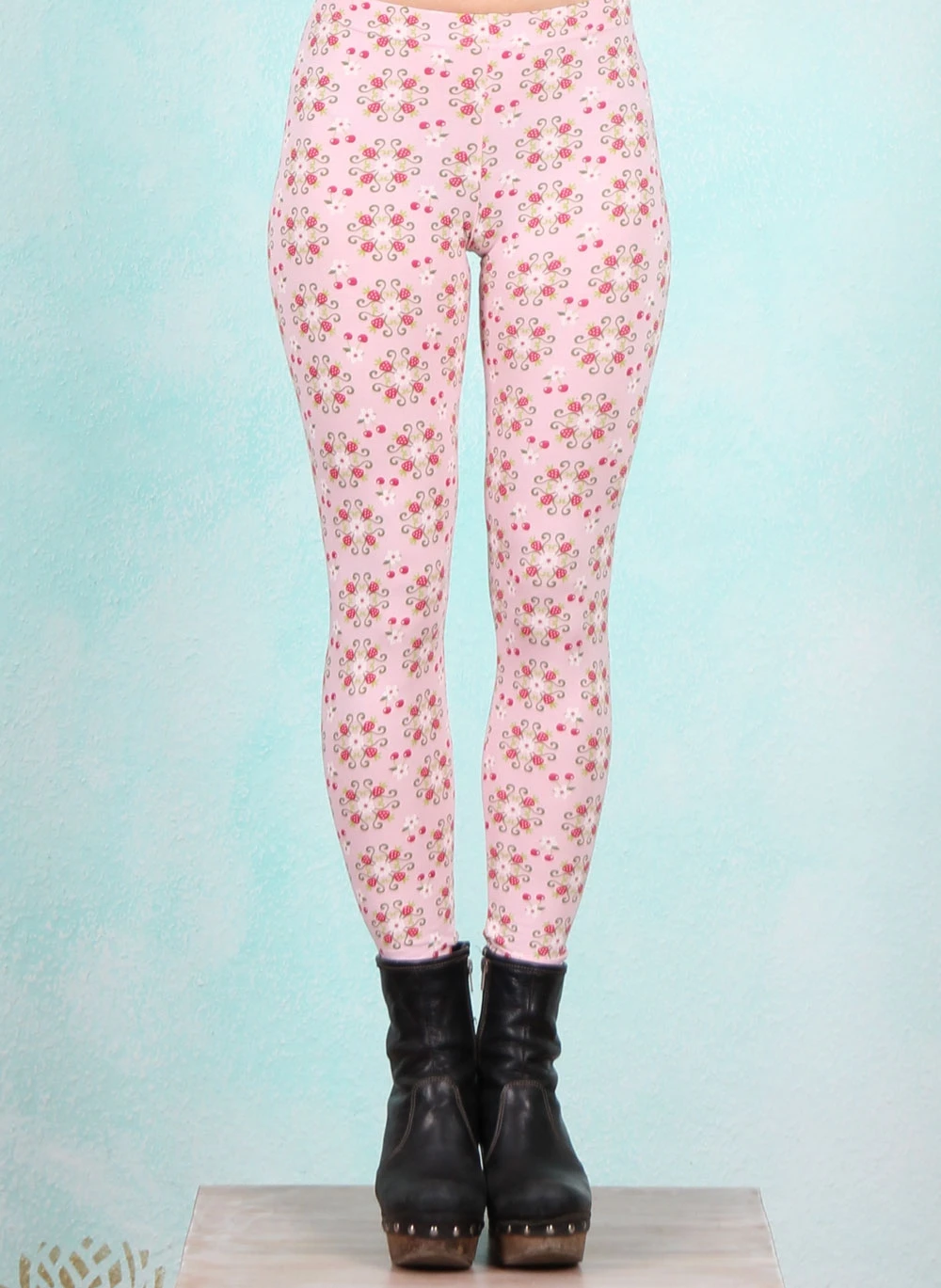 Leggins, Lovely Legs, romantic-strawberry-kiss - Image 1