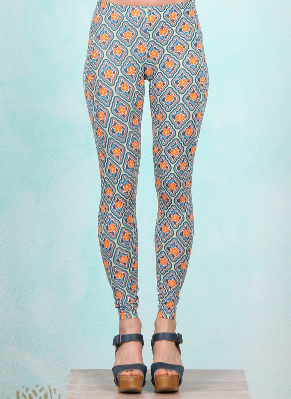 Leggins, Lovely Legs, flowers-mirror-of-joy - Image 1