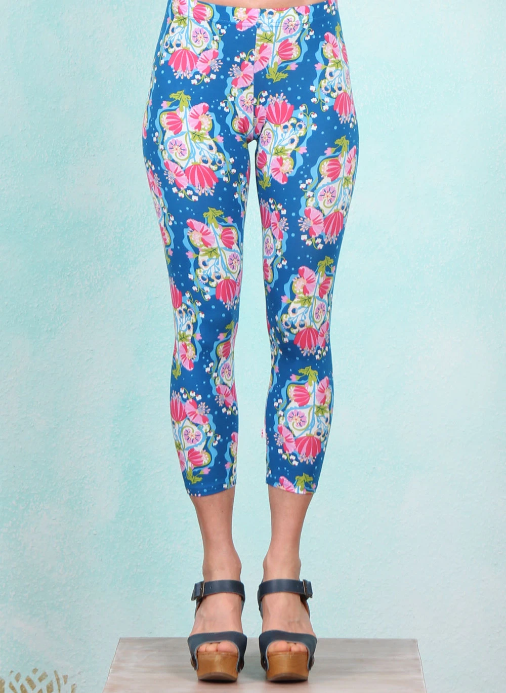 Leggins, Cropped Laune Legs, greek-midsummer-bouquet - Image 1