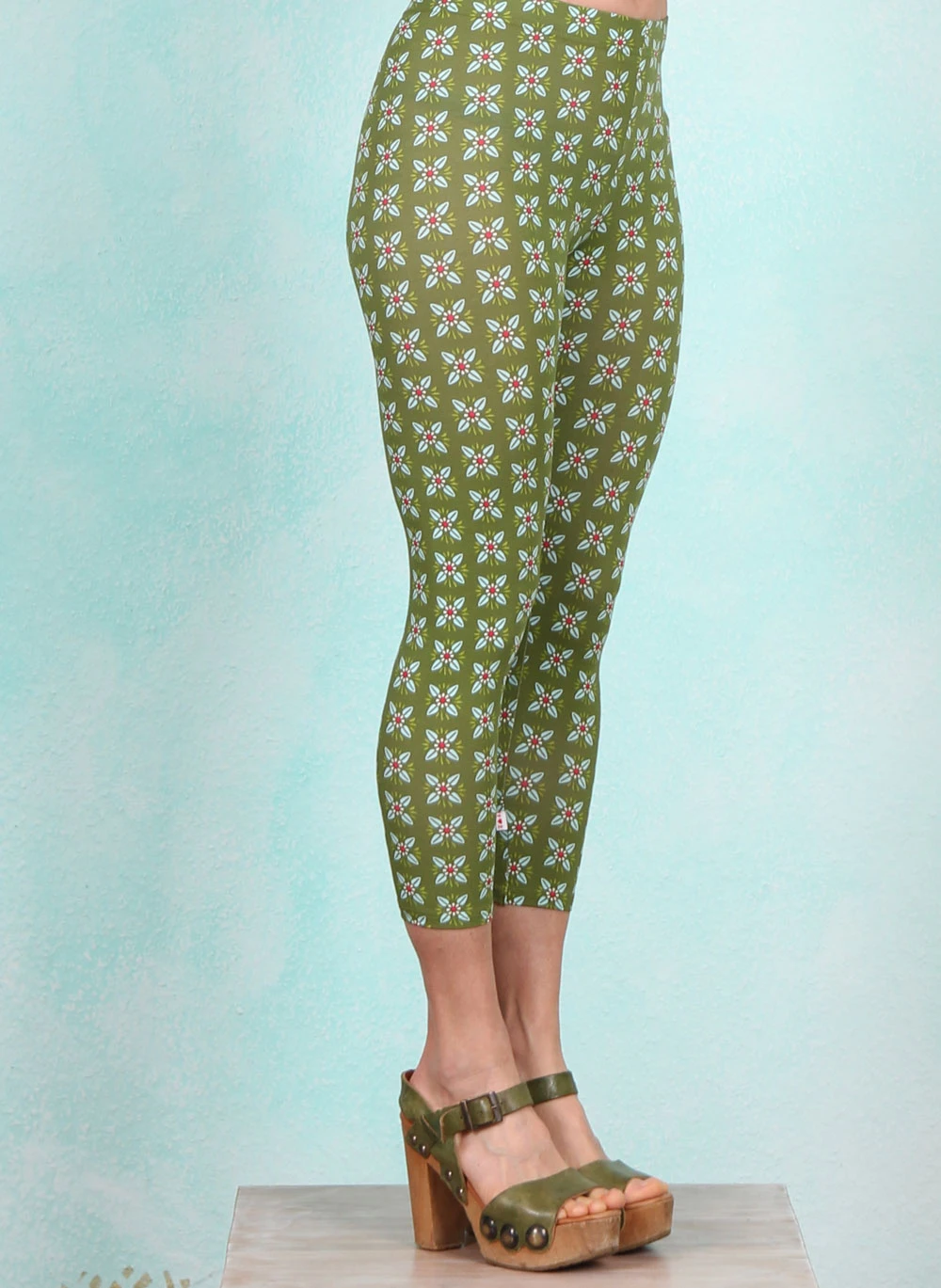 Leggins, Cropped Laune Legs, loveliest-island-mosaic - Image 2