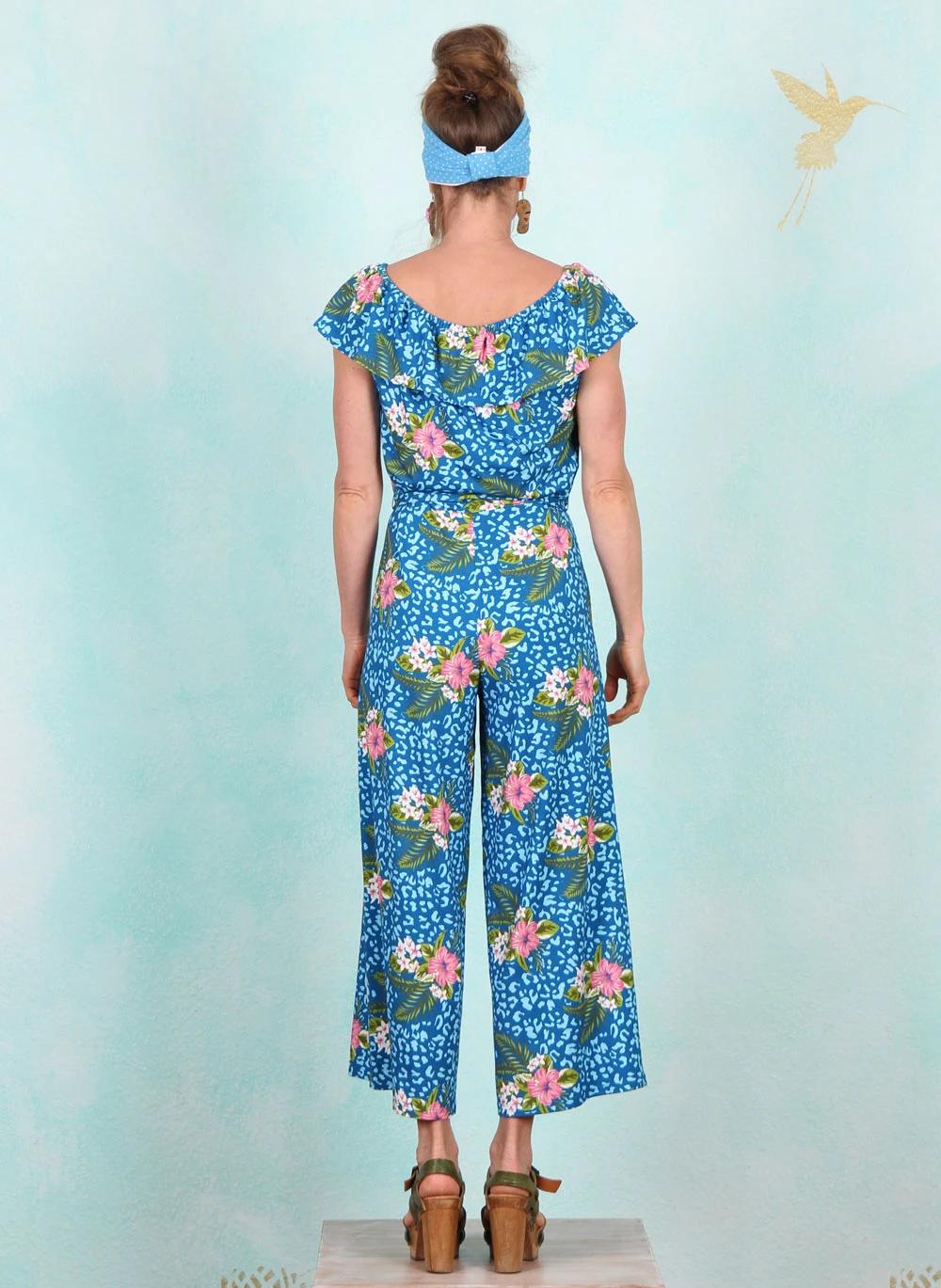 Jumpsuit, Hula Moo Moo, tropical-hibiscus-leo - Image 3