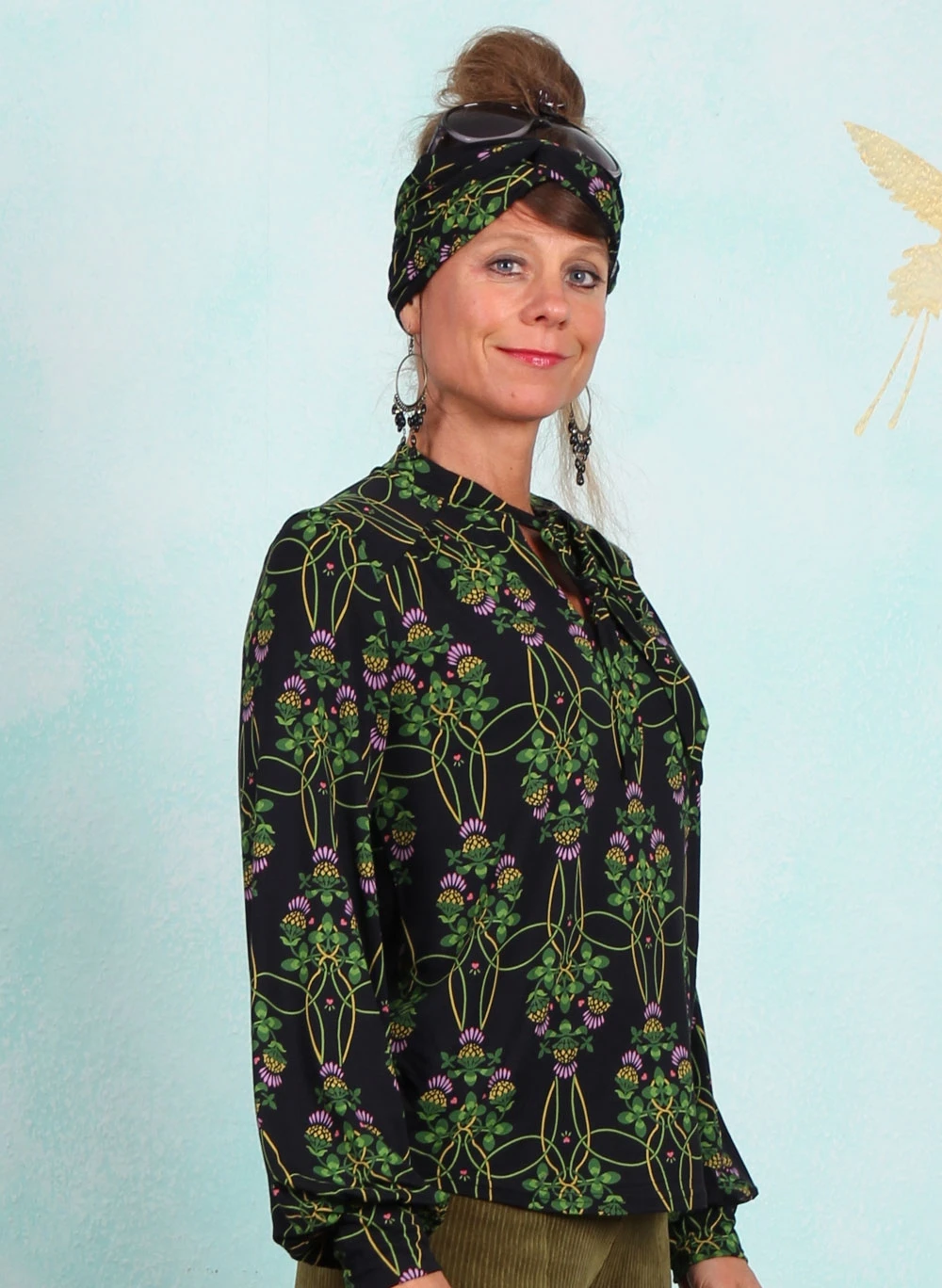 Bluse, L'Odelette pour Helma, thistle-hood - Image 2