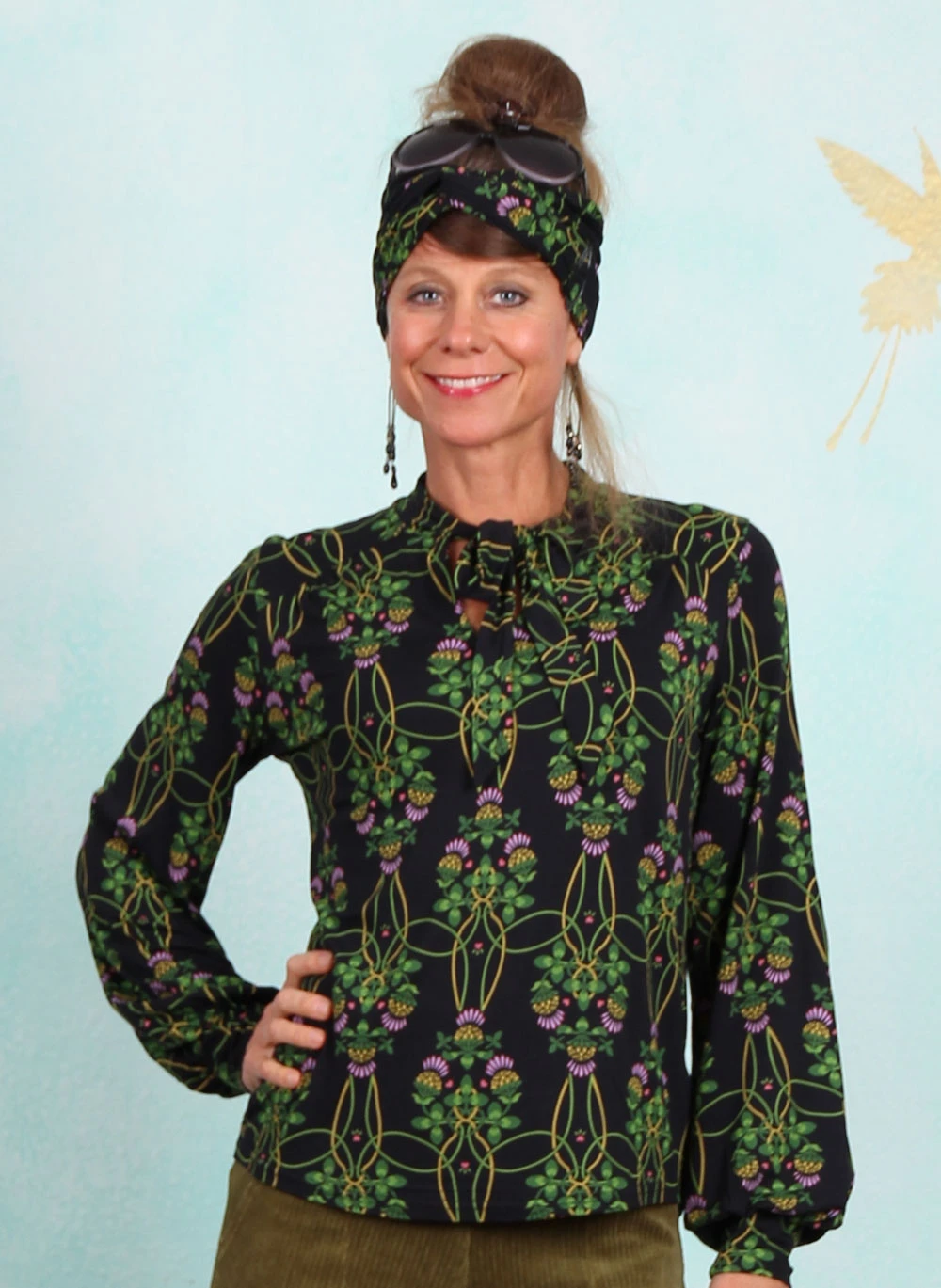 Bluse, L'Odelette pour Helma, thistle-hood - Image 1
