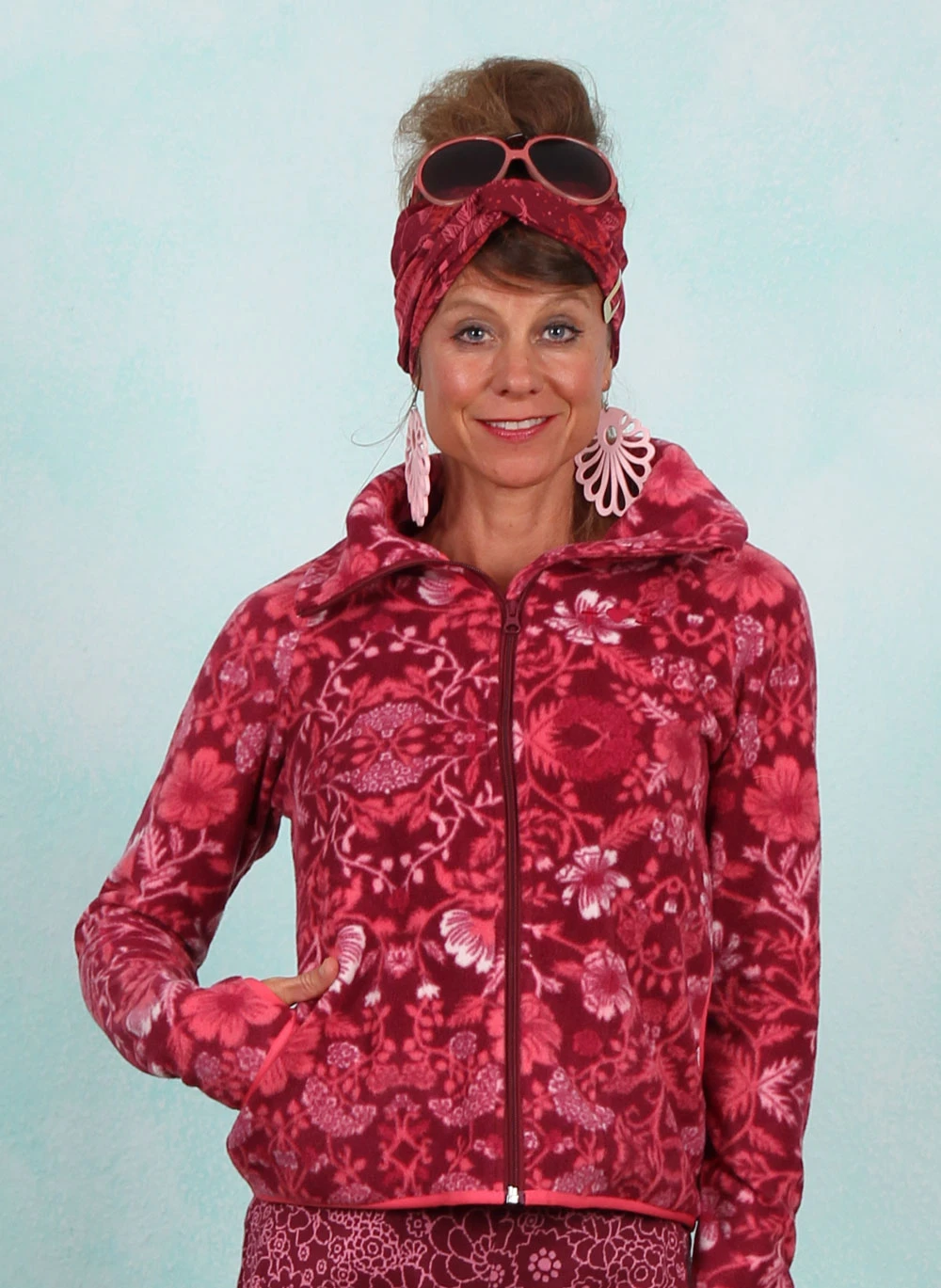 Fleece-Jacke, Hüttenzauber, romantic-fire - Image 1