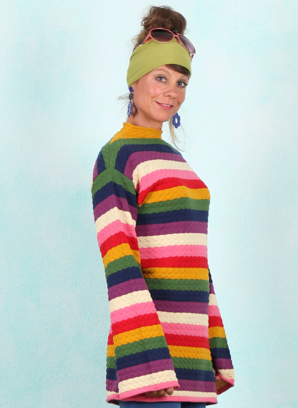 Longpullover, Sunset Sweetie, crayon-wave-knit - Image 2
