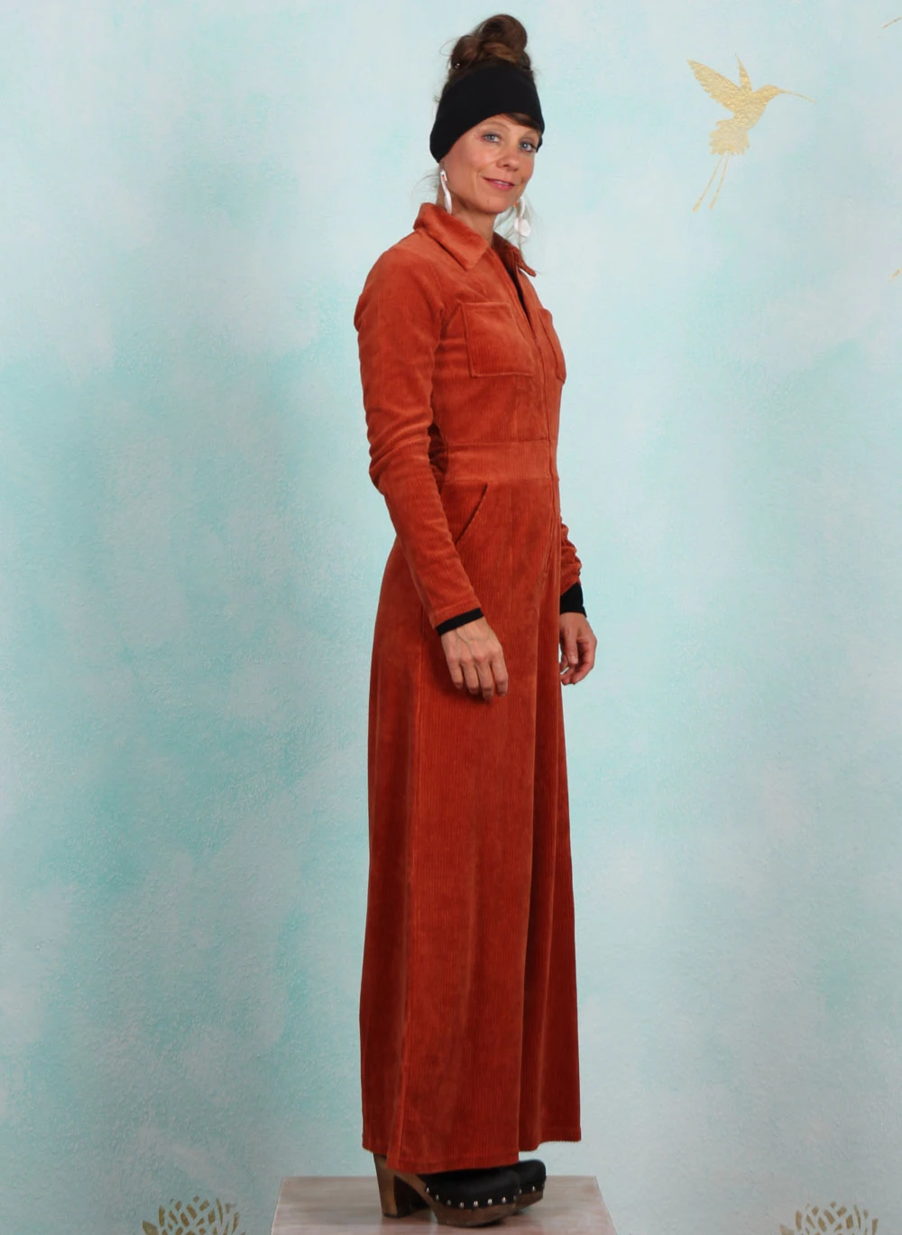 Cord-Stretch-Jumpsuit, Jolly Molly, spicy-brown - Image 2