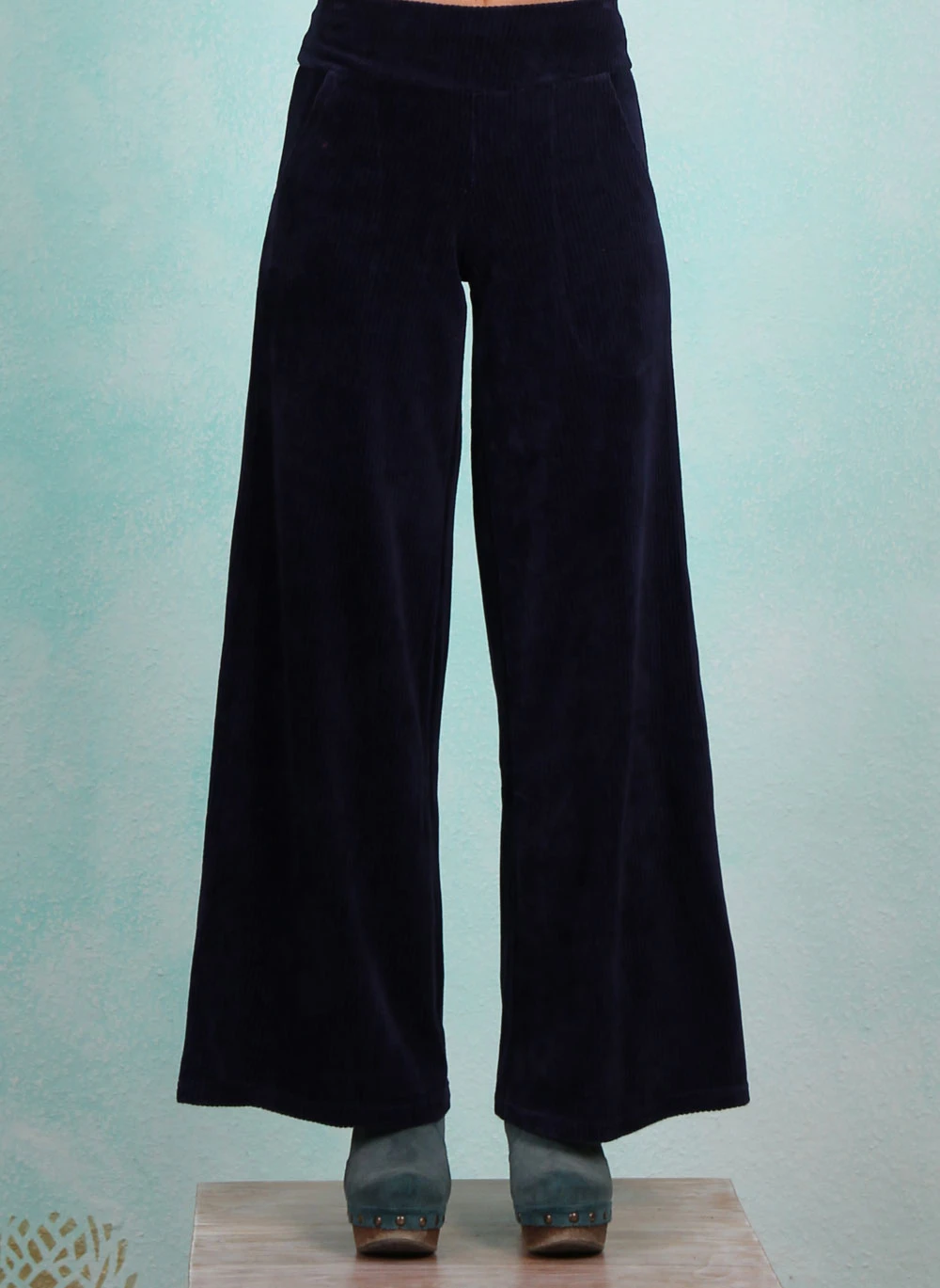 Cord-Stretch-Hose, Jolly Marleen, blue-sea-you-tonight - Image 1