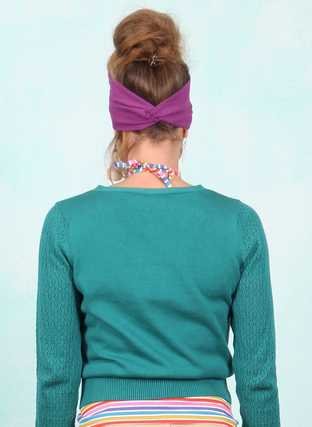 Cardigan, Sweet Petite, cypress-petrol - Image 3