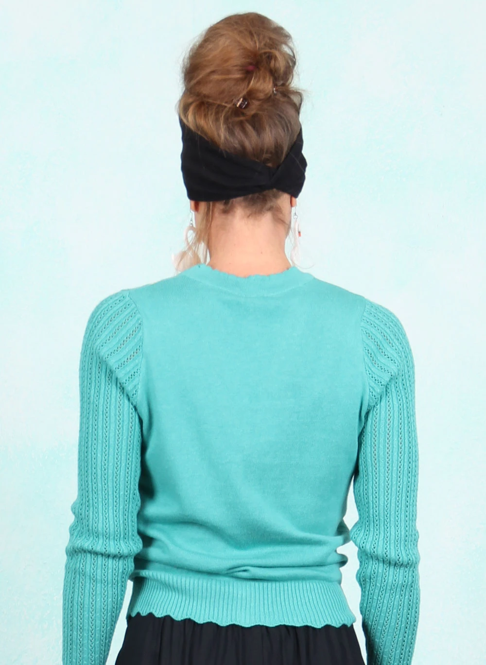 Cardigan, Sweet Soiree, shallow-waters-blue-knit - Image 3