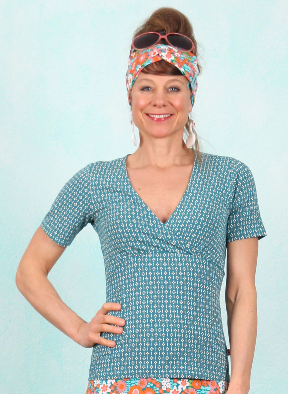 Shirt, Mon Soleil Cache, dot-and-dash - Image 1