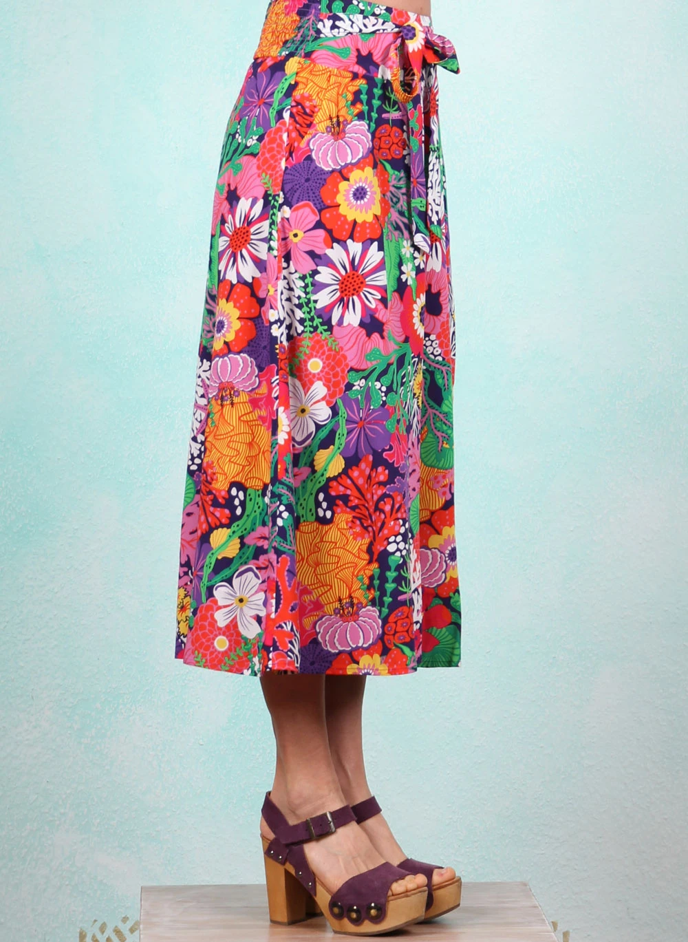 Hose, Flotte Culottes, coral-flower - Image 3