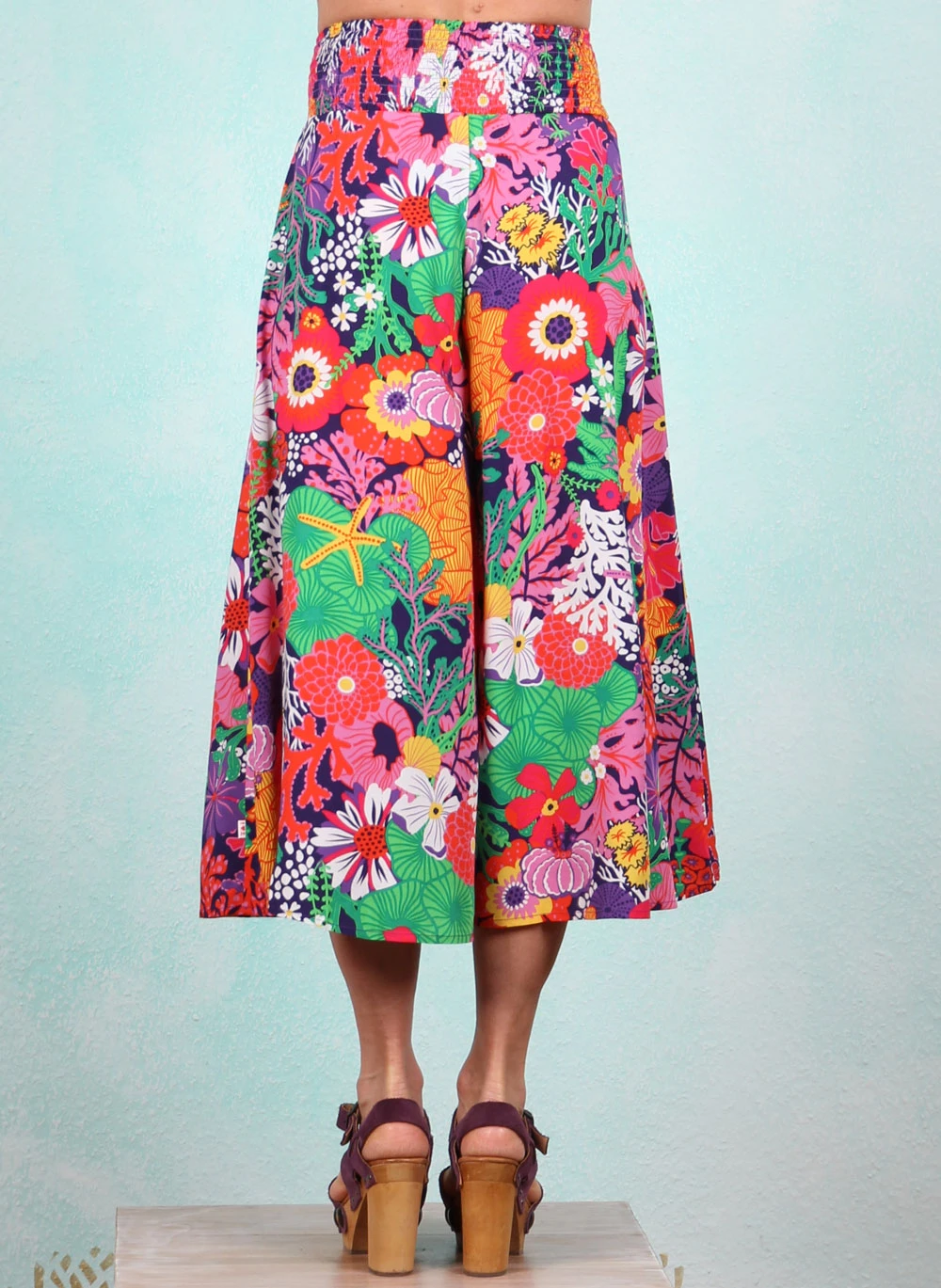 Hose, Flotte Culottes, coral-flower - Image 2