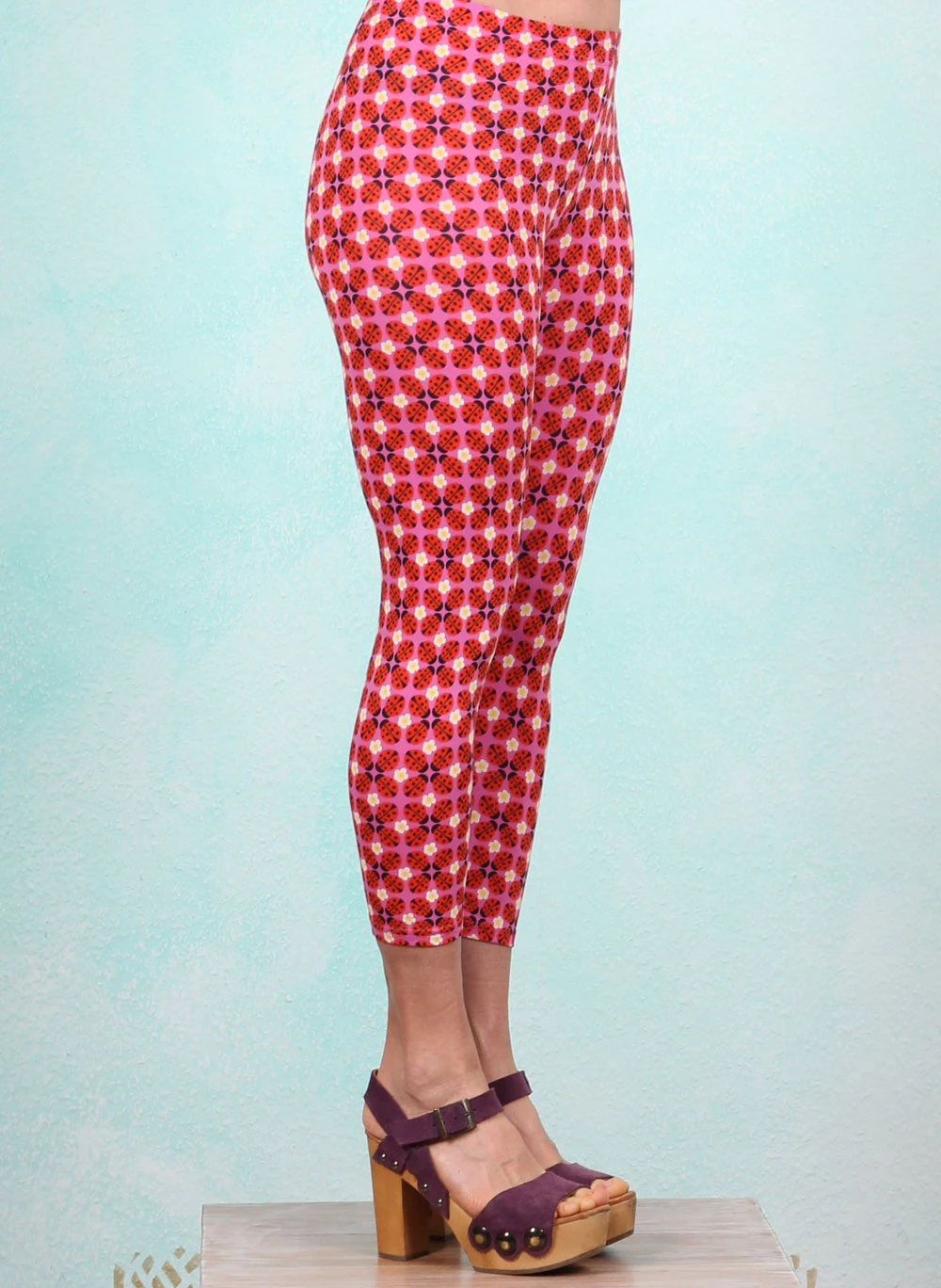 Leggins, Cropped Laune Legs, tiny-ladybug-marlis - Image 2