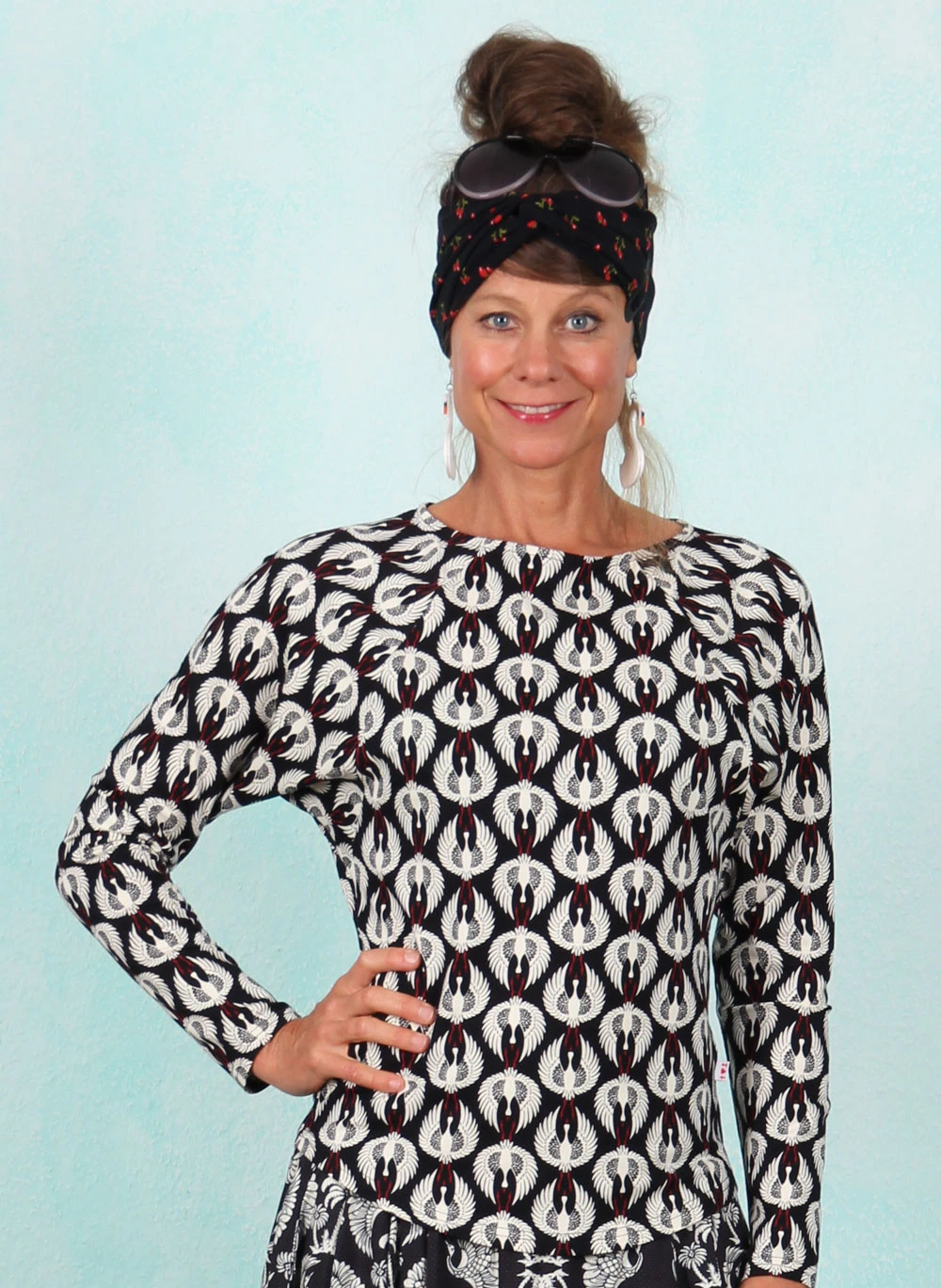 Shirt, Autumns Wings, crane-covey - Image 1