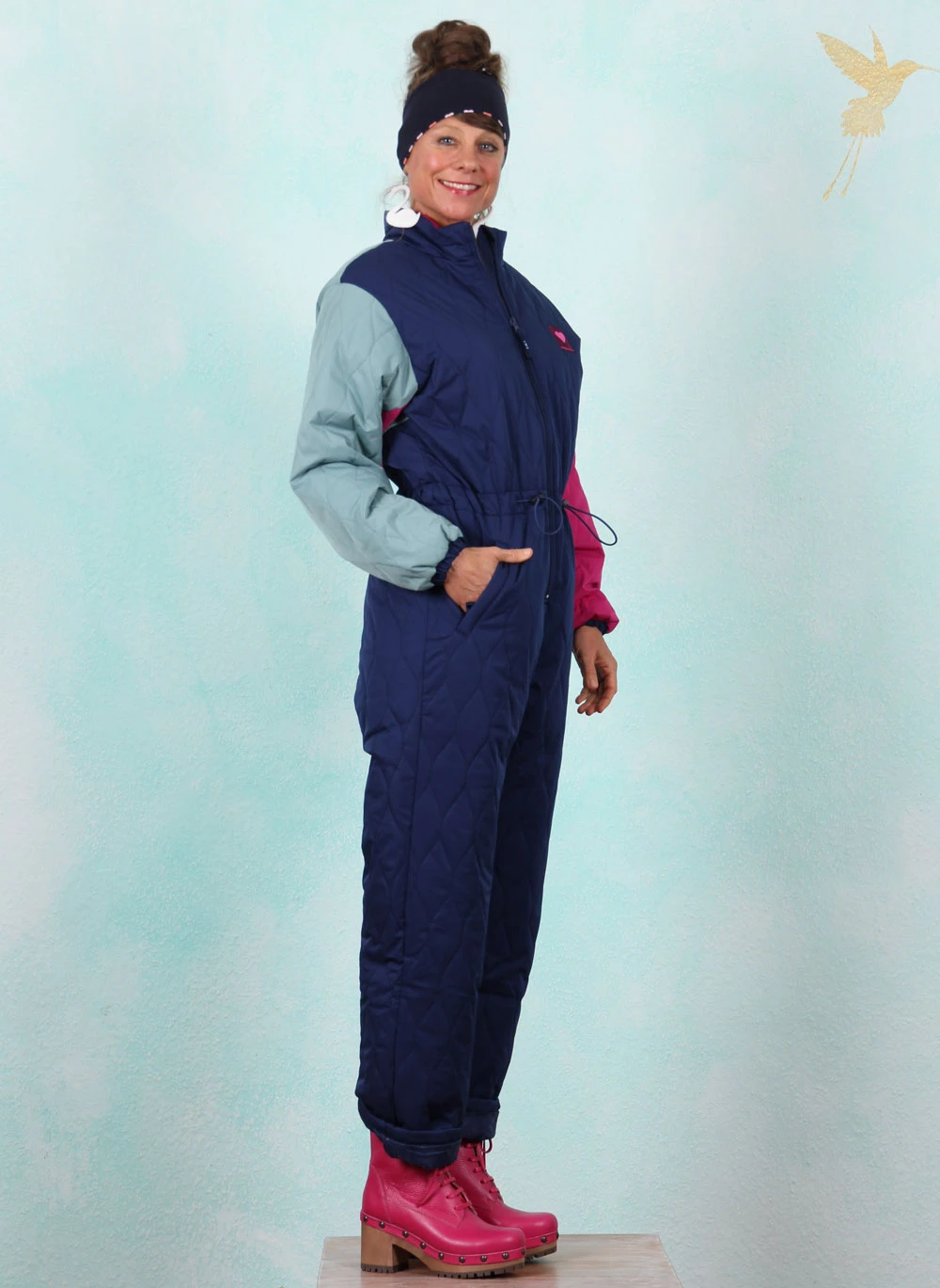 Jumpsuit, Snowerall, folklore-blue - Image 2