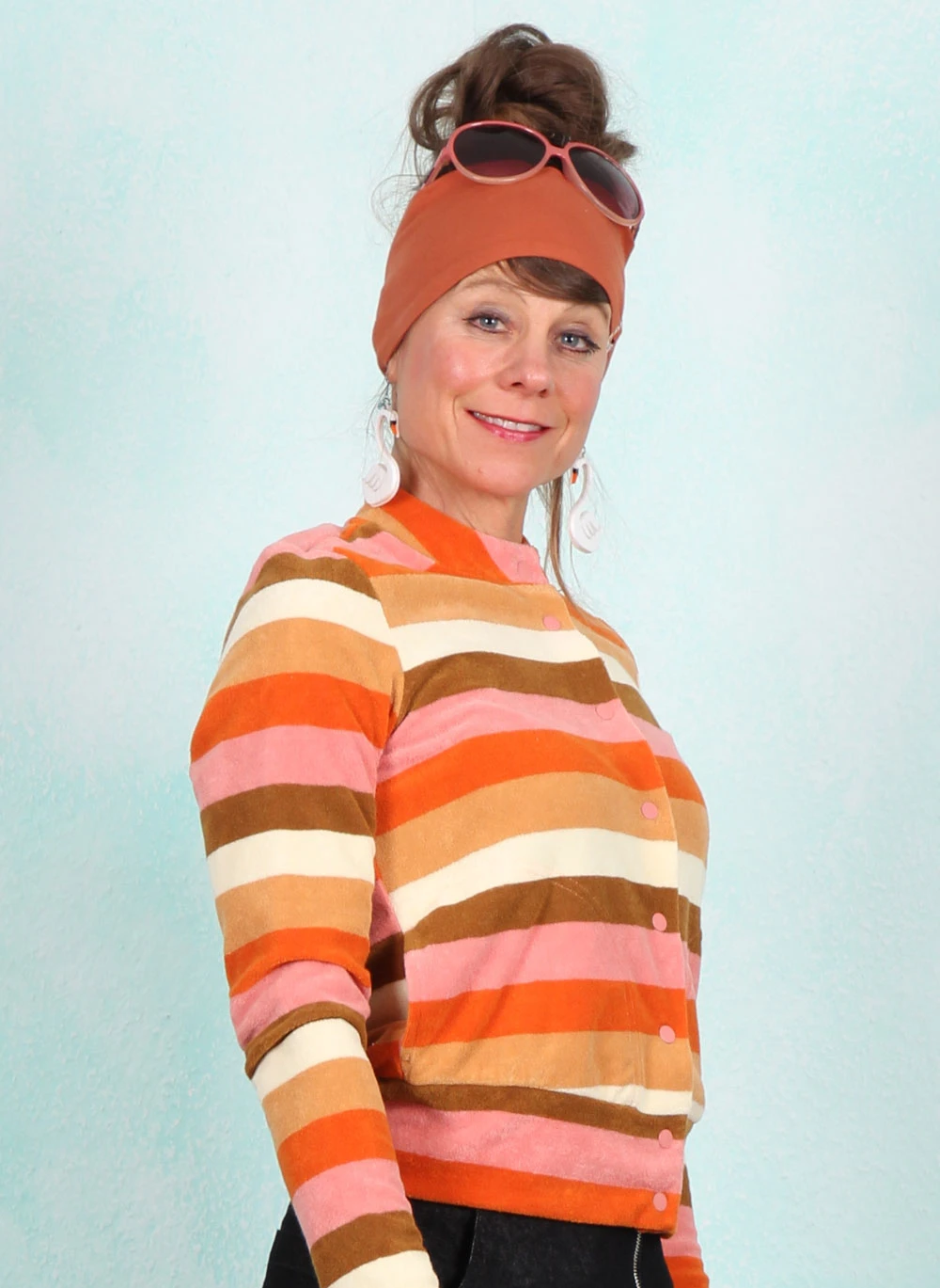 Frottee-Jacke, Terry me Zip up, sunny-spirit-stripe - Image 2