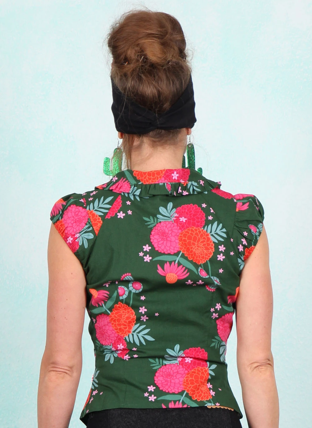 Bluse, Que sera, sera, blooming-soft-flowers - Image 2