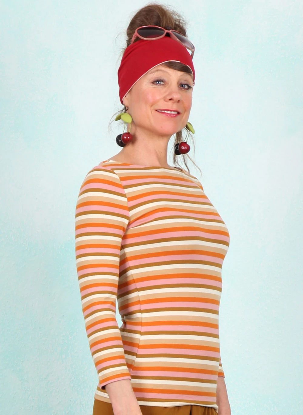 Shirt, Oh Marine, blushing-sunbeams-stripes - Image 2